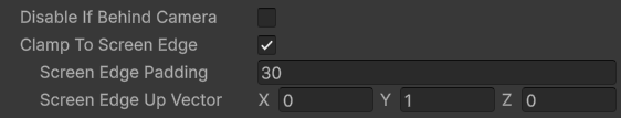 Clamp To Screen Edge