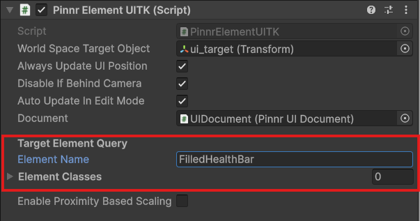 Assign Element Name