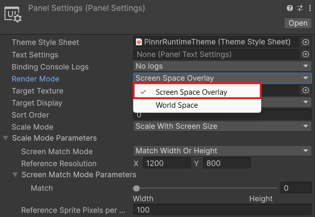 Ensure Screen Space